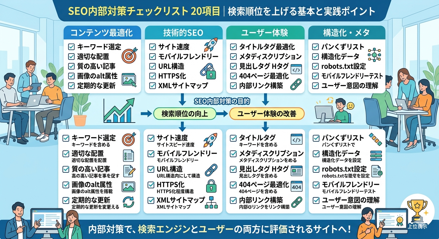 SEO内部対策チェックリスト